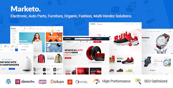 Marketo – eCommerce & Multivendor Marketplace Theme Review