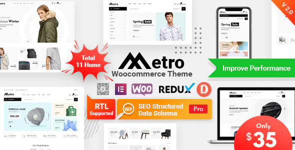 Metro – Minimal WooCommerce WordPress Theme Review
